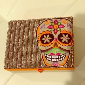 Skeleton jewelry box.